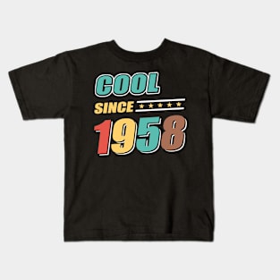 Cool Since Year 1958 Birthday Kids T-Shirt